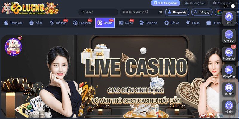 Tổng Quan Về Casino LUCK8